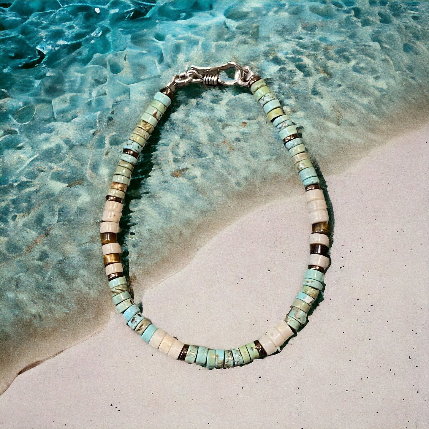Turquoise verte et river stone