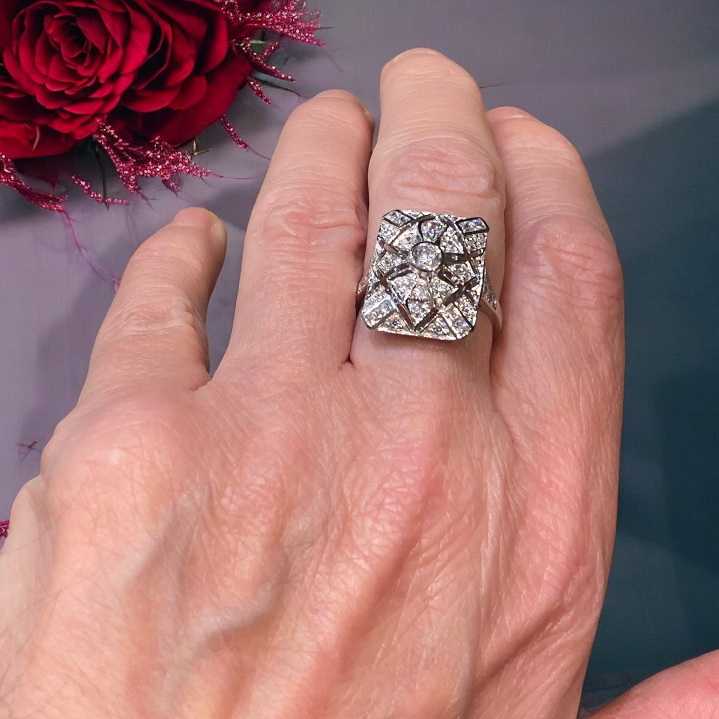 Bague Hélène art deco
