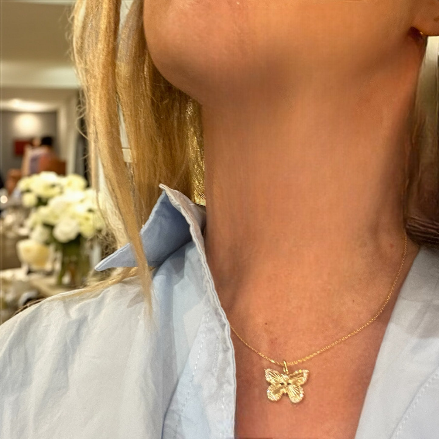 Collier papillon de Gyptis bijoux