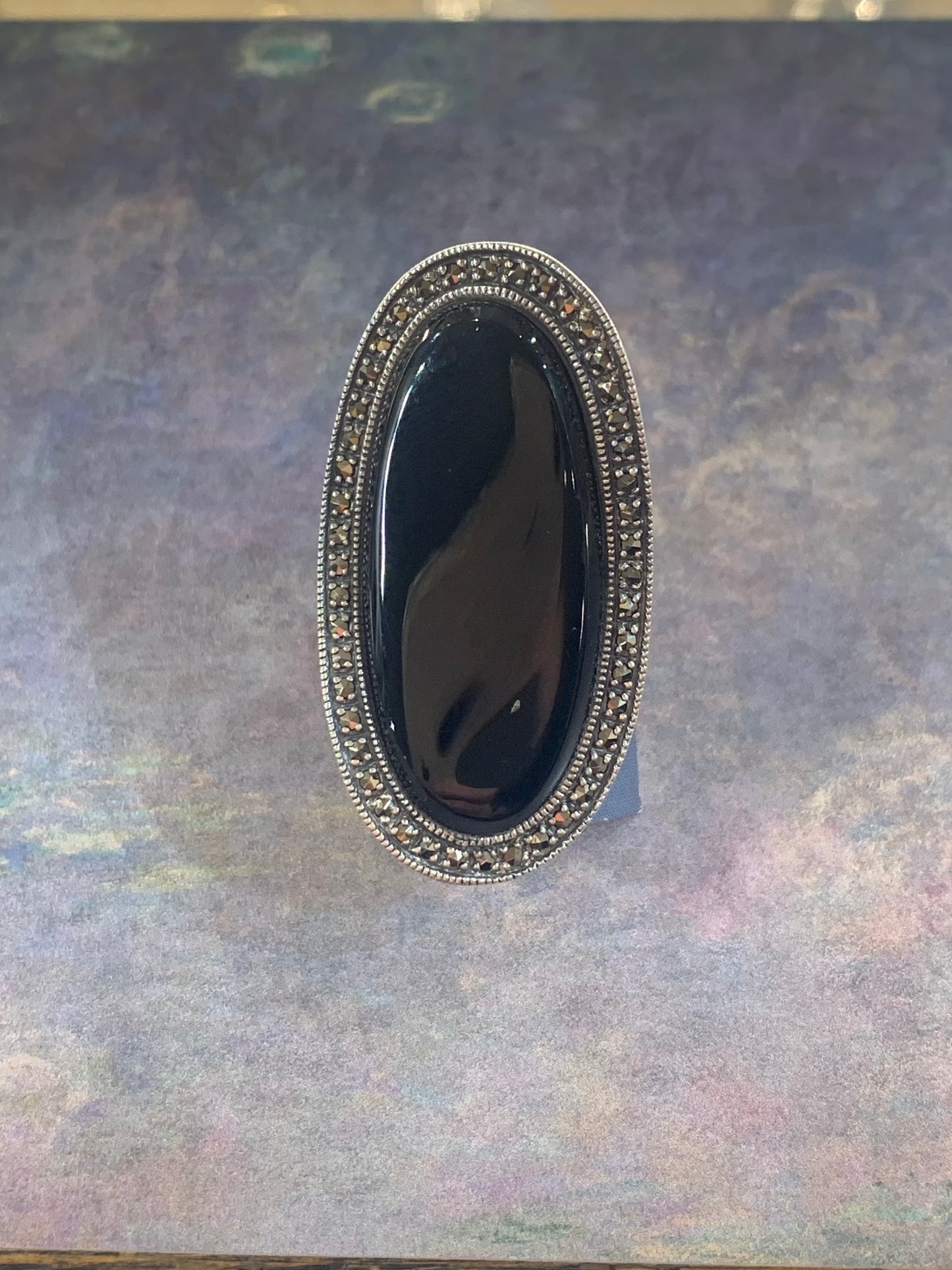 Bague Joséphine en onyx