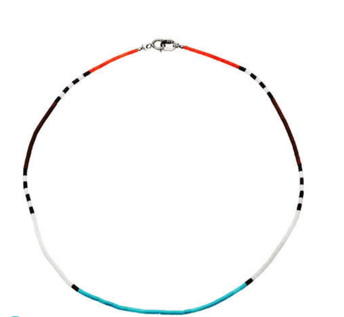 Collier Harpo heishi