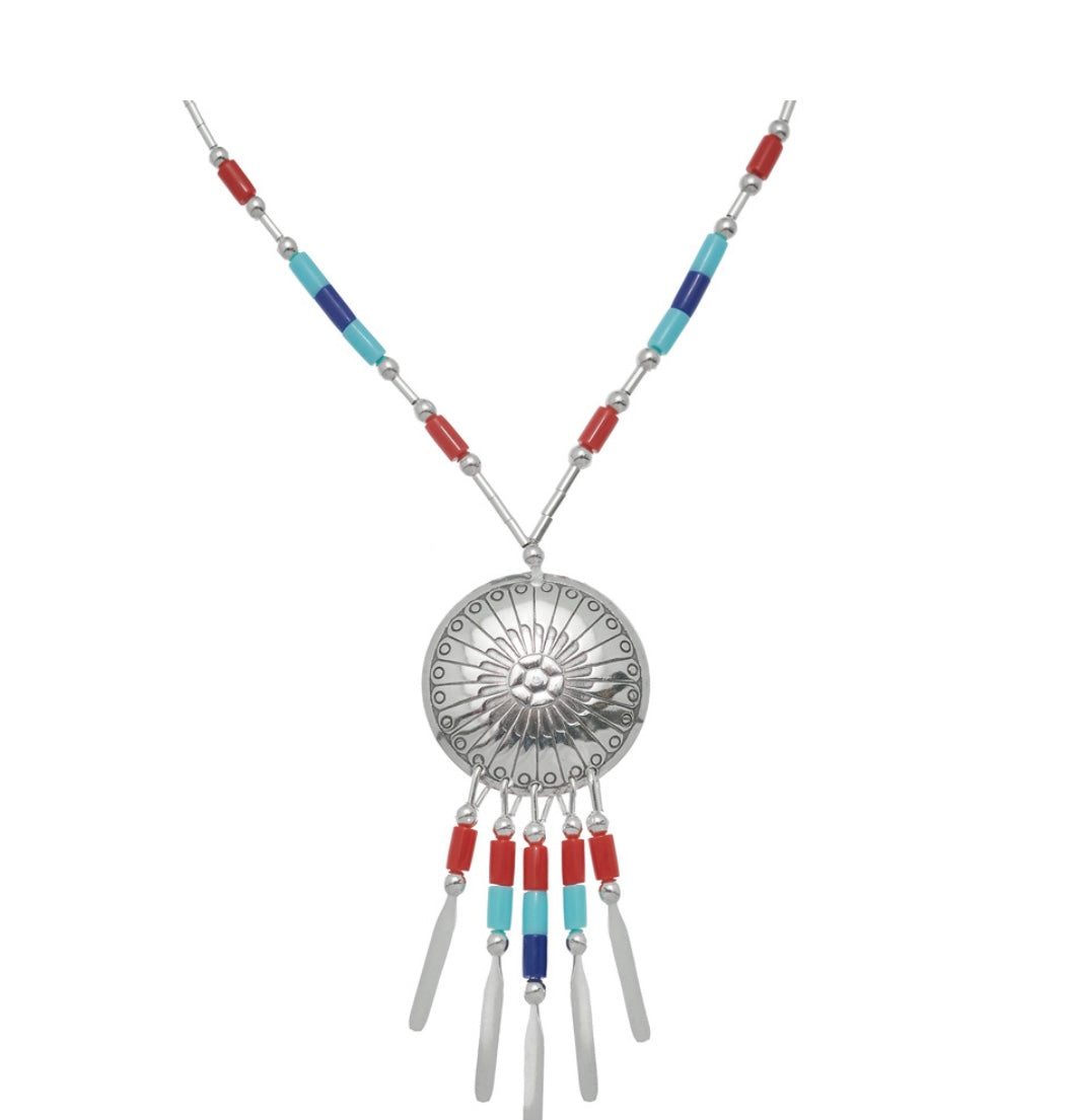 Collier Harpo grande concha et pampille