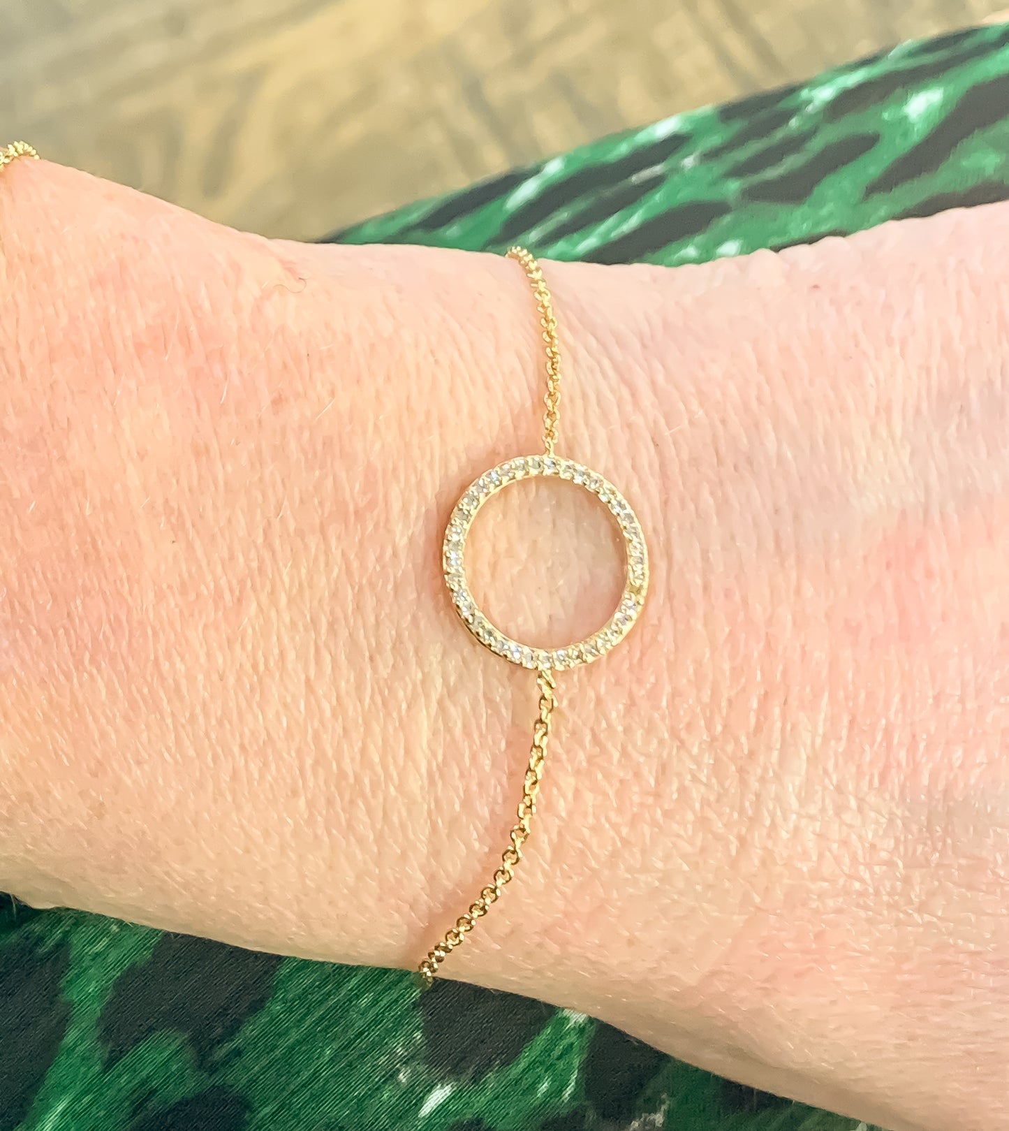 Bracelet cercle strass collection Instants précieux de Gyptis bijoux