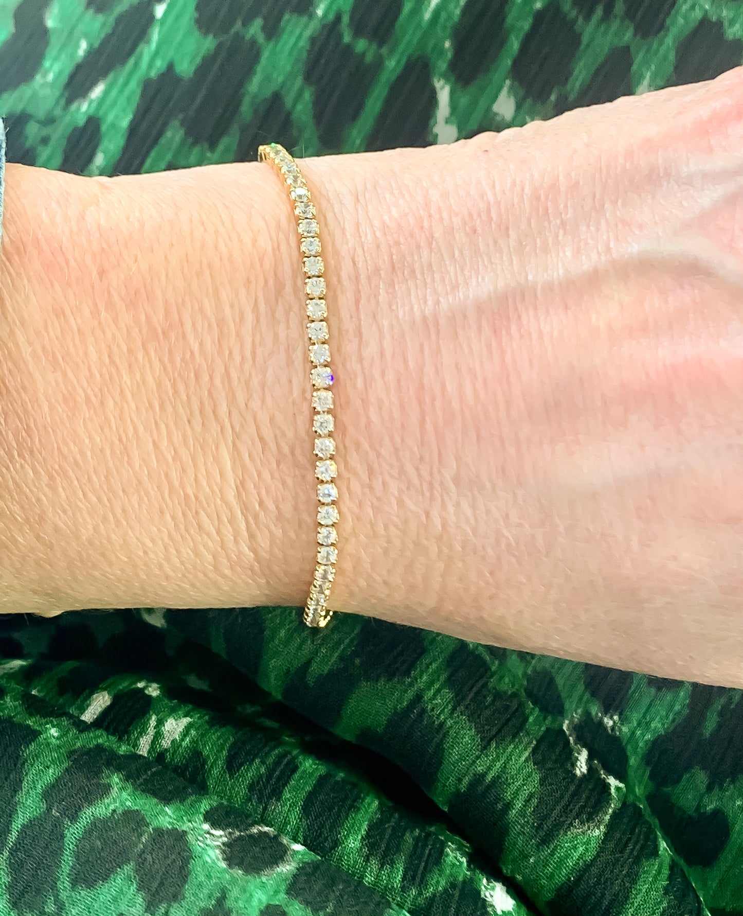 Bracelet rivière de strass collection Instants précieux de Gyptis bijoux