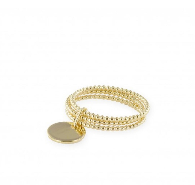 Bague pampille 3 anneaux prêtresse Hetpet