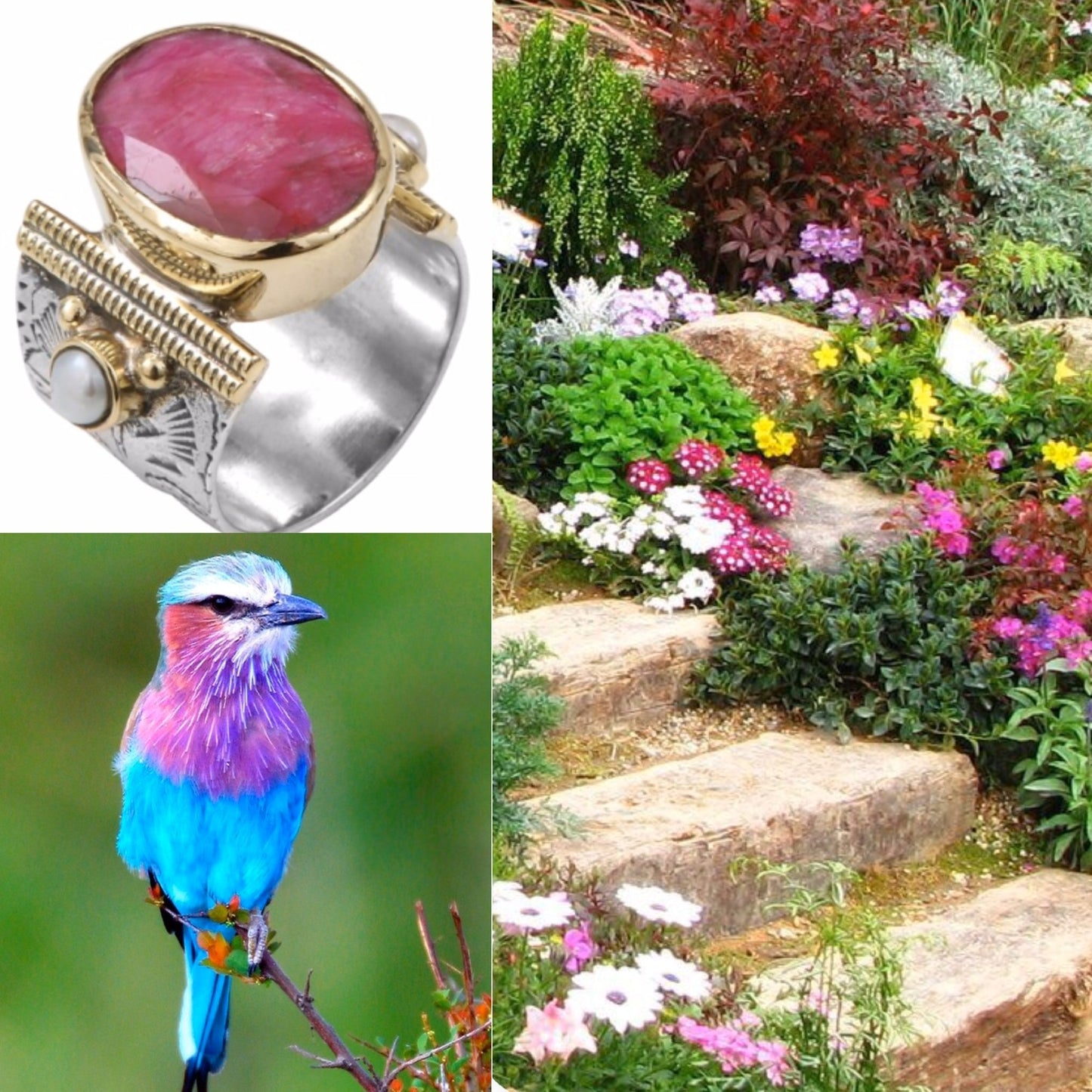 Bague Game of thrones en Rubizoite véritable