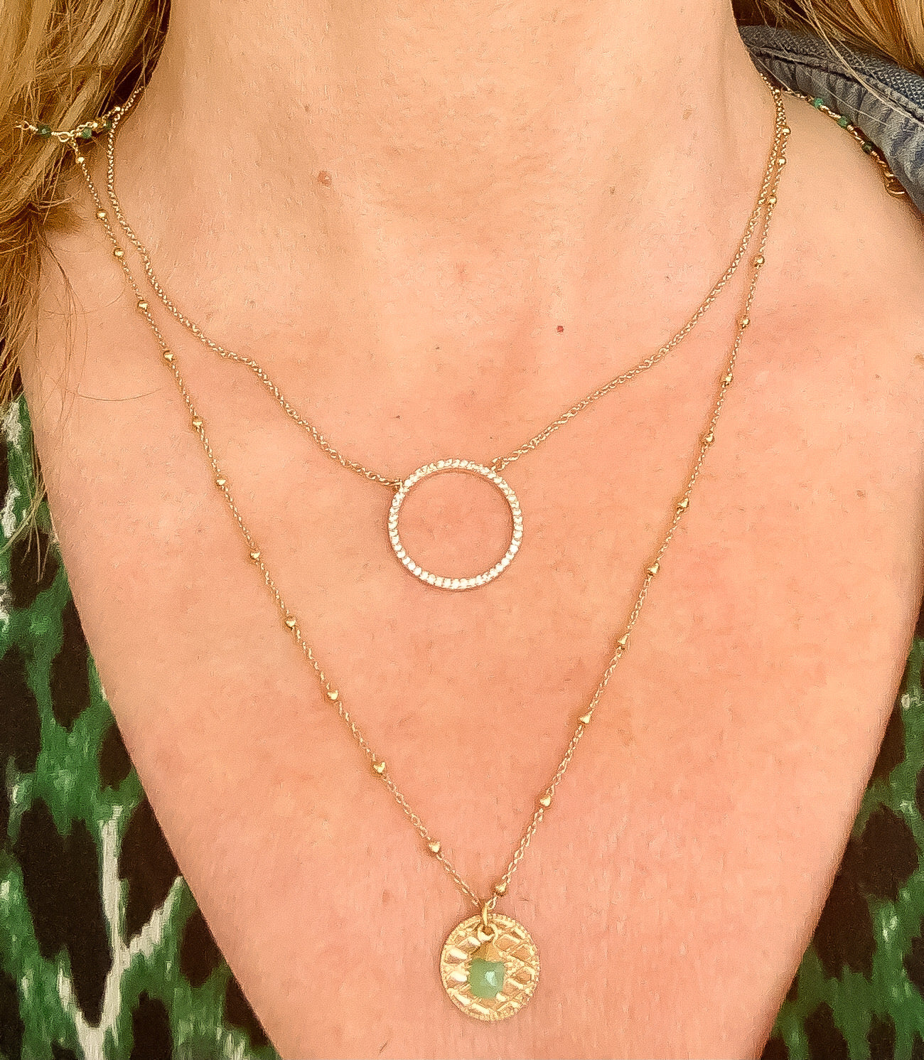 Collier cercle strass collection Instants précieux de Gyptis bijoux