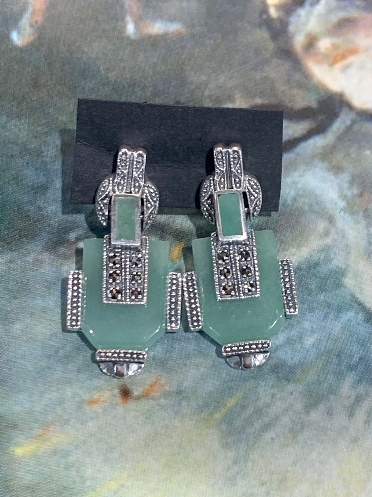 Boucles d’oreilles Colette art déco de Gyptis bijoux