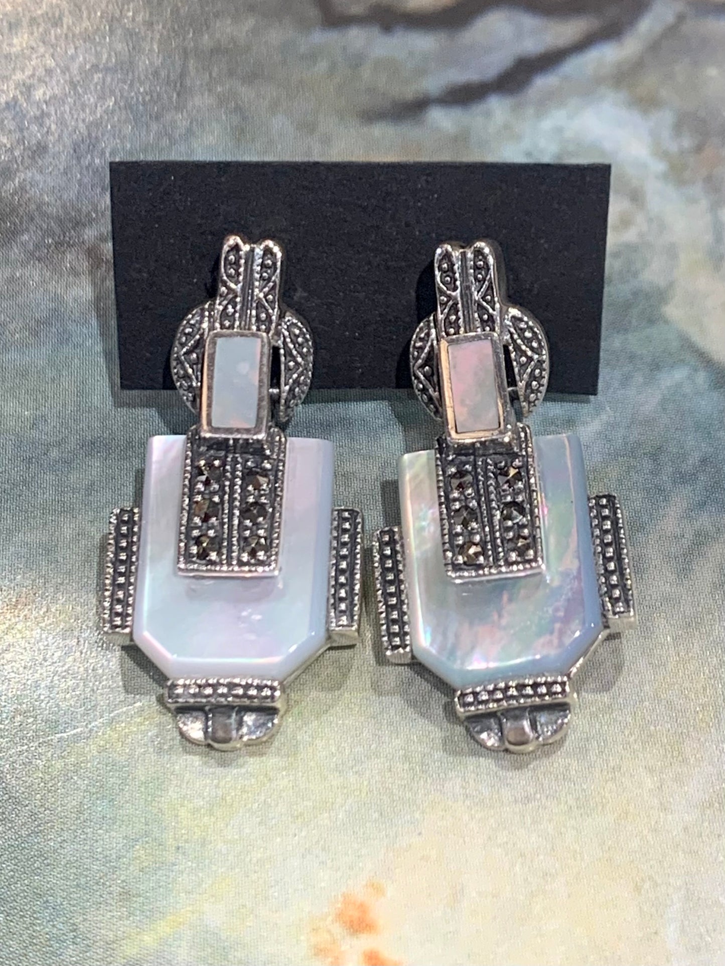 Boucles d’oreilles Colette art déco de Gyptis bijoux