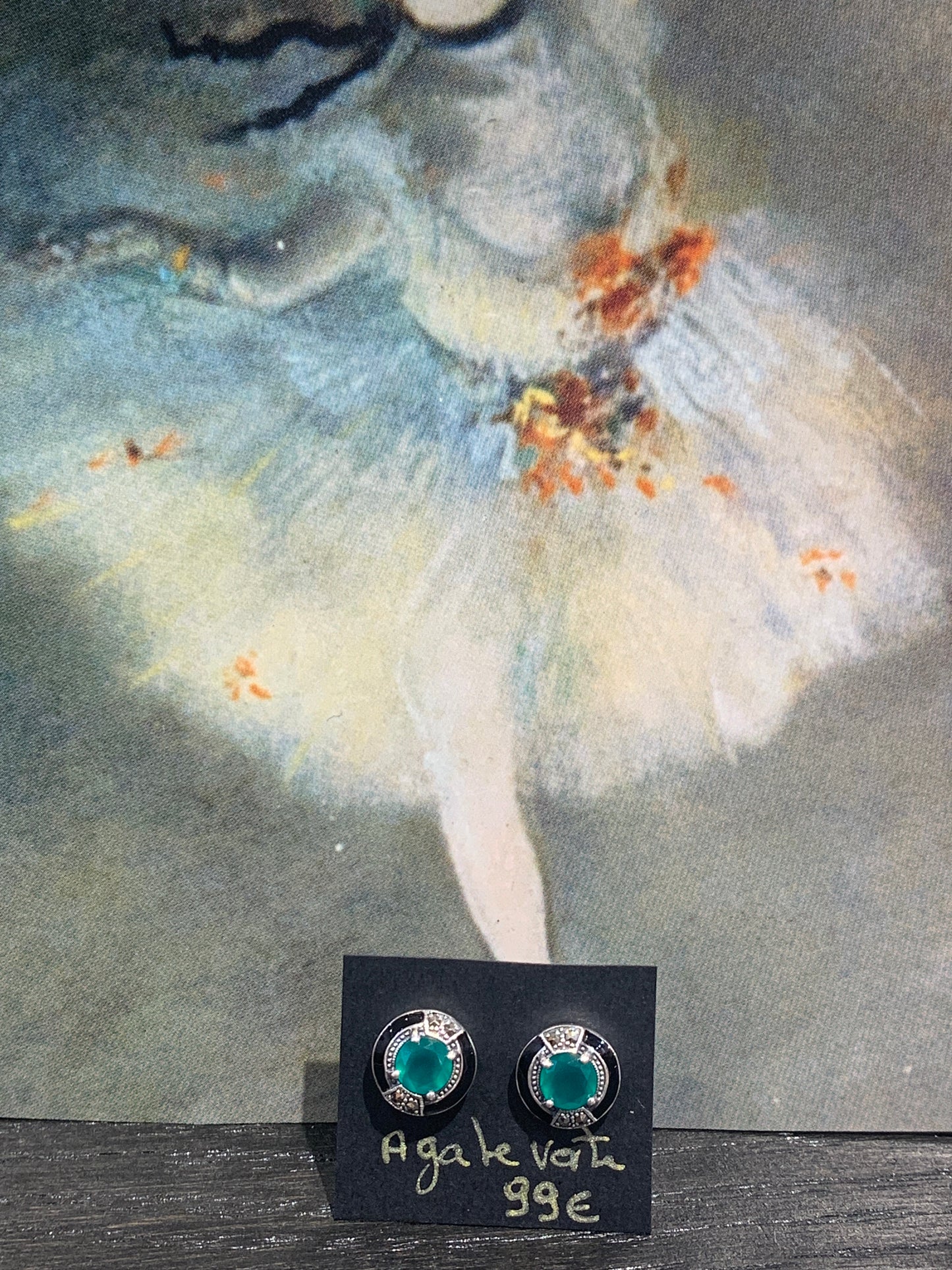 Boucles d’oreille Jeanne art déco