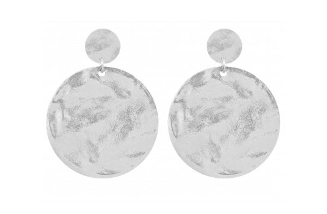 Créoles Bohème en métal argenté - Gyptis Bijoux