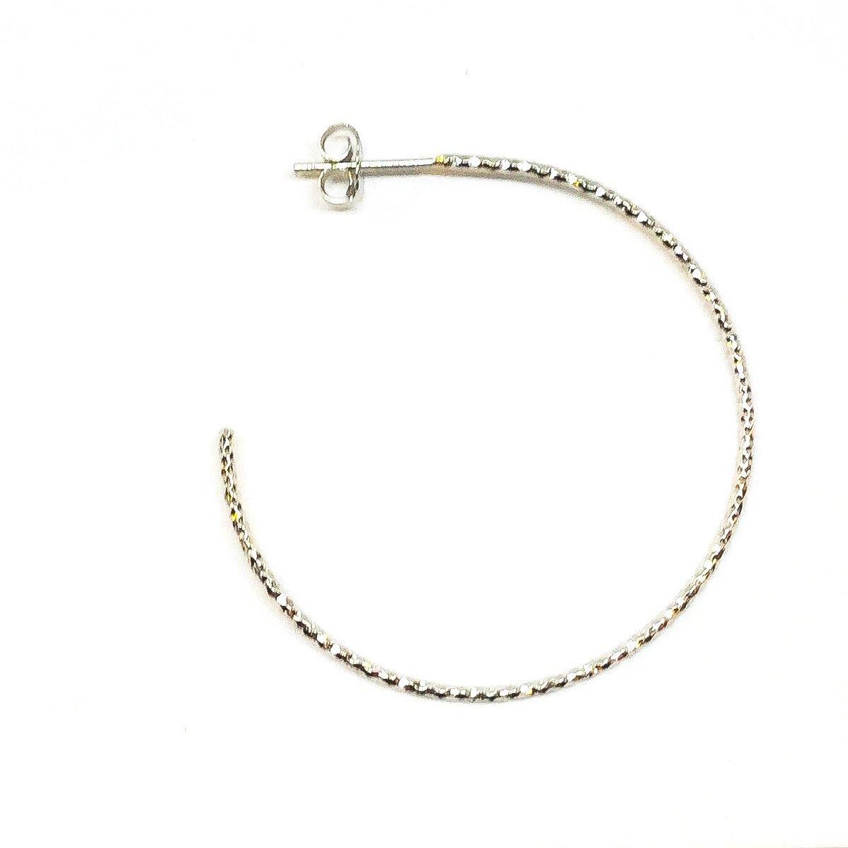 Créoles Collection Vestale facettées de Gyptis bijoux - Gyptis Bijoux