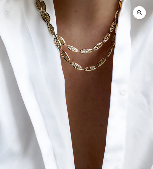 Sautoir dentelle