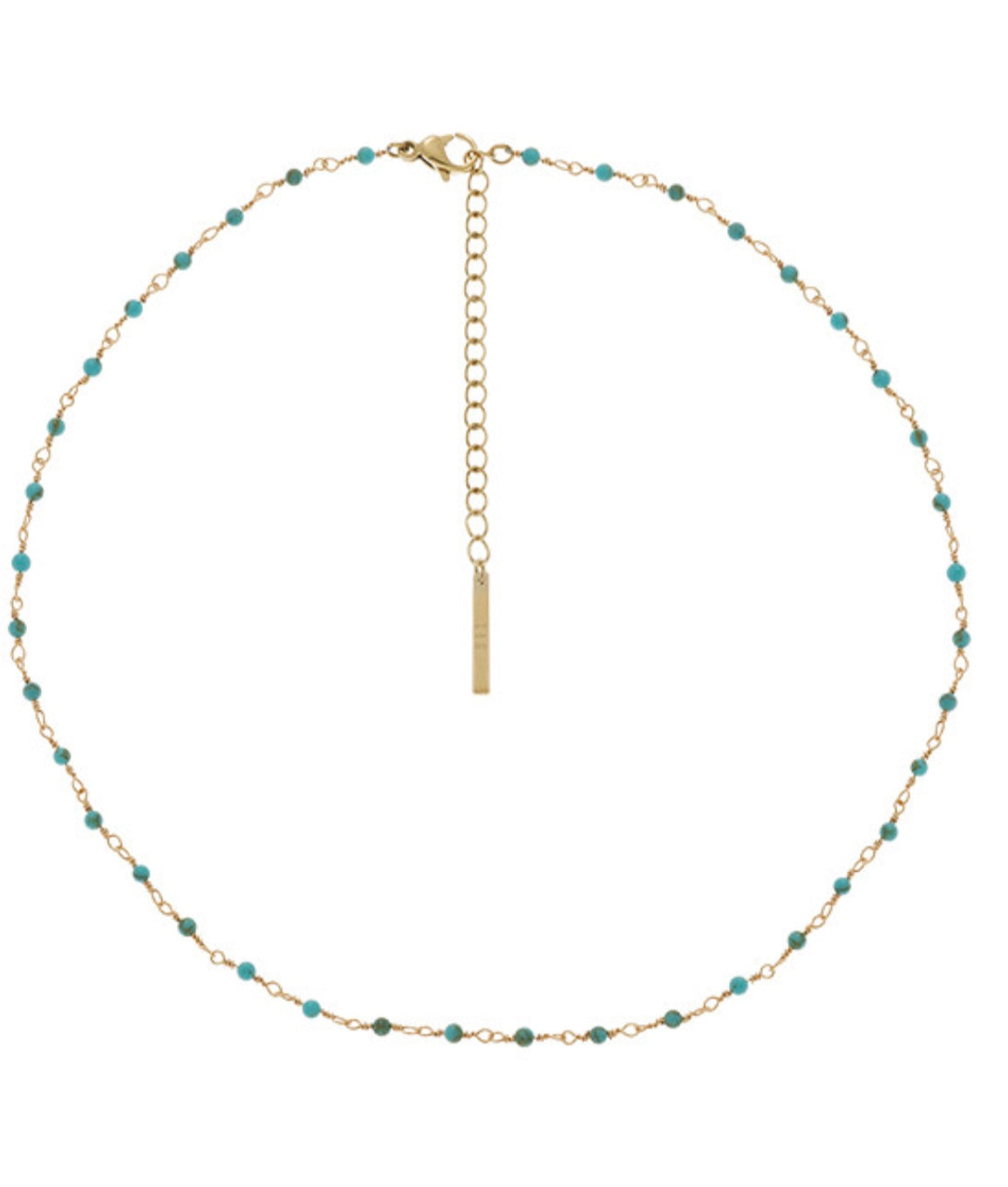 Collier court Indy collection Gyptis  bijoux