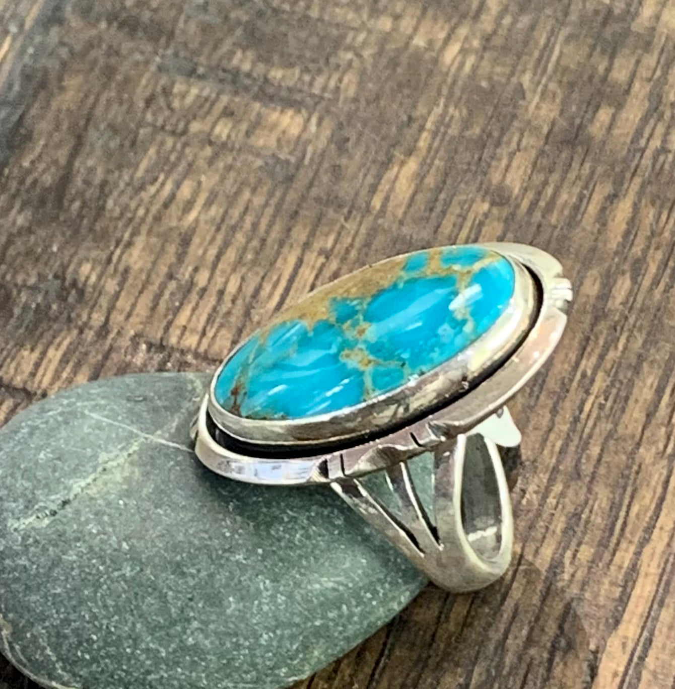 Bague turquoise Navajo de Harpo Gyptis Bijoux