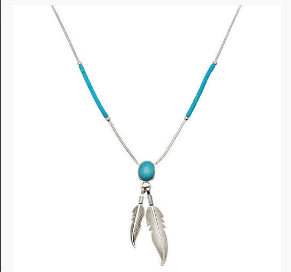 Collier plume de Harpo bijoux