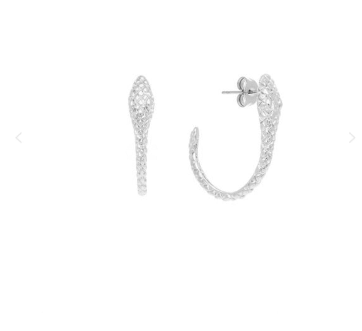 Boucles serpent prêtresse de Gyptis bijoux