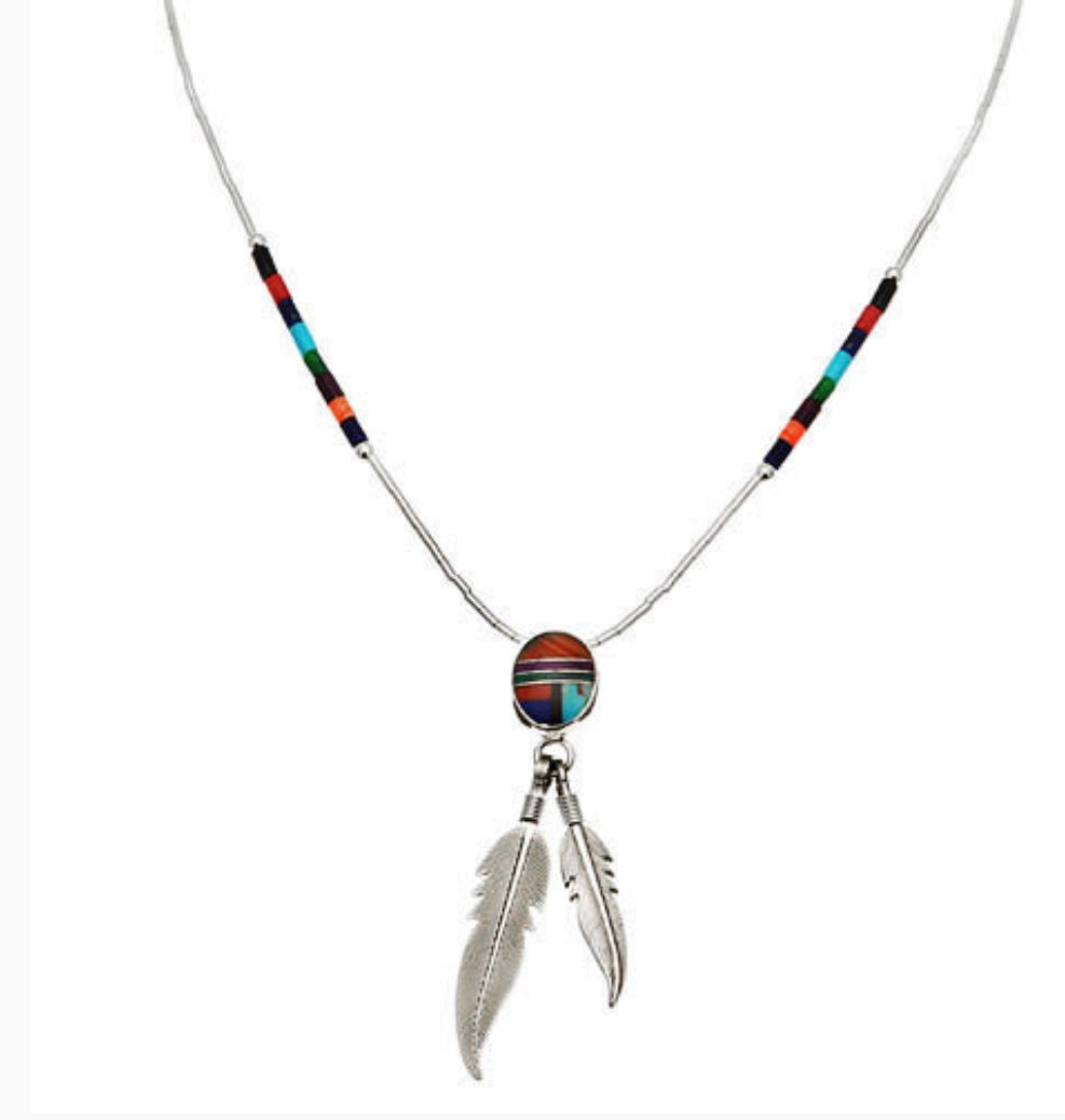 Collier plume de Harpo bijoux