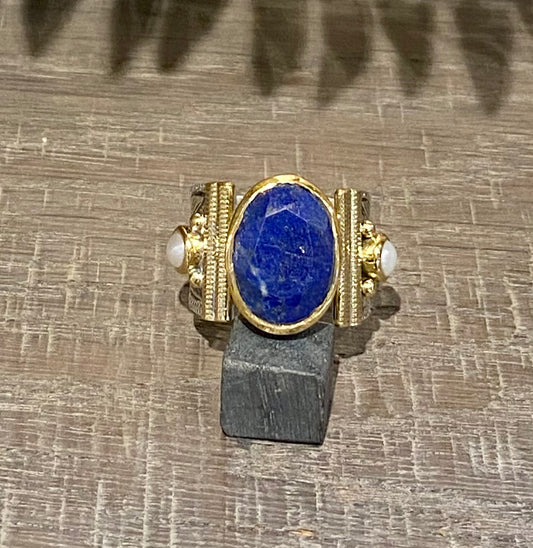 Bague Game of thrones en Lapis Lazuli véritable